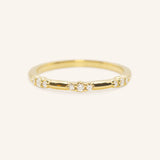 Cabot Spaced Diamond Wedding Band