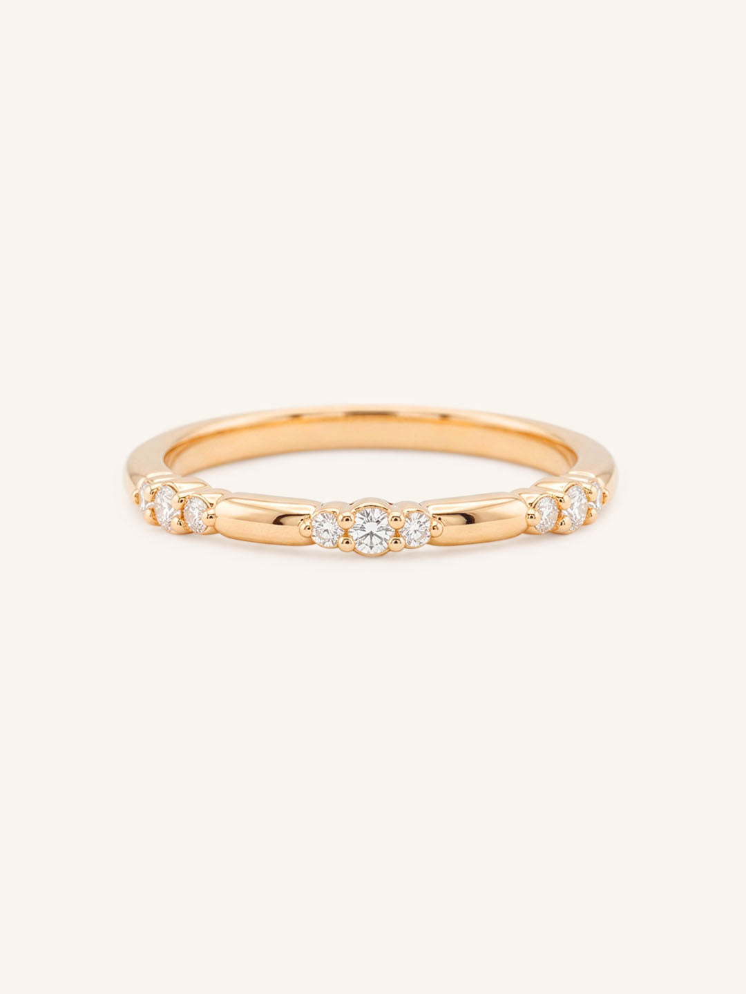 Cabot Spaced Diamond Wedding Band