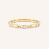 Cabot Spaced Diamond Wedding Band