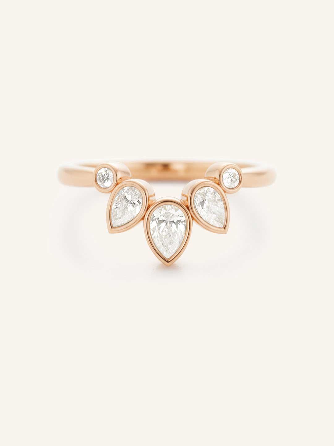 Cardillo Curved Diamond Wedding Band