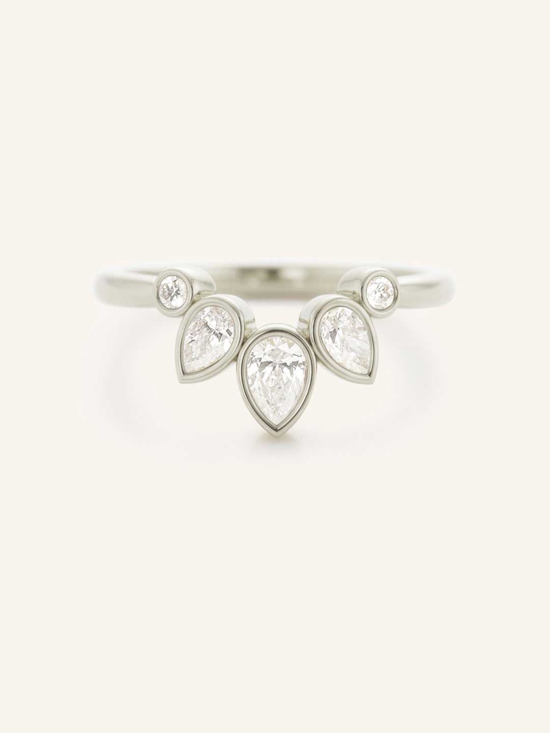 Cardillo Curved Diamond Wedding Band