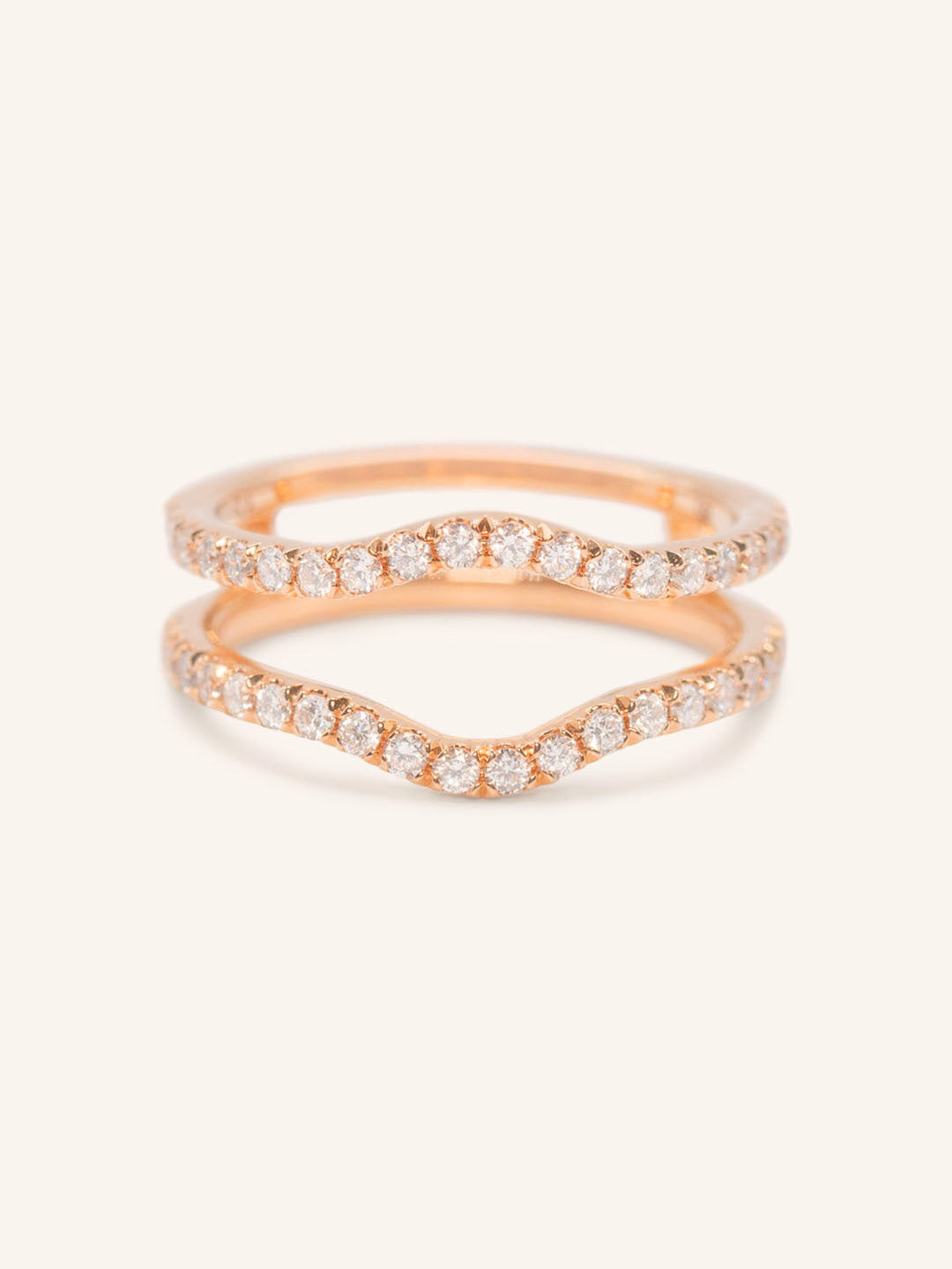 Andera Double Band Diamond Ring Guard