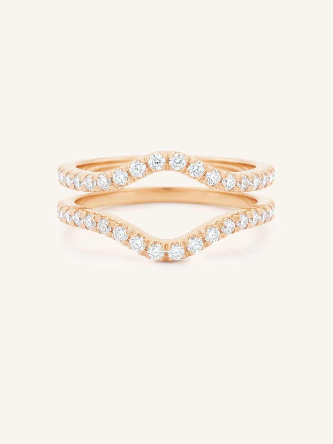Andera Double Band Diamond Ring Guard