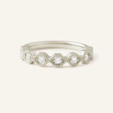 Honeycomb Milgrain Diamond Anniversary Band