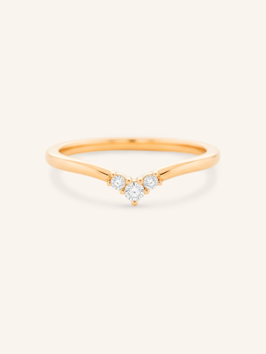 Linden Curved Diamond Band