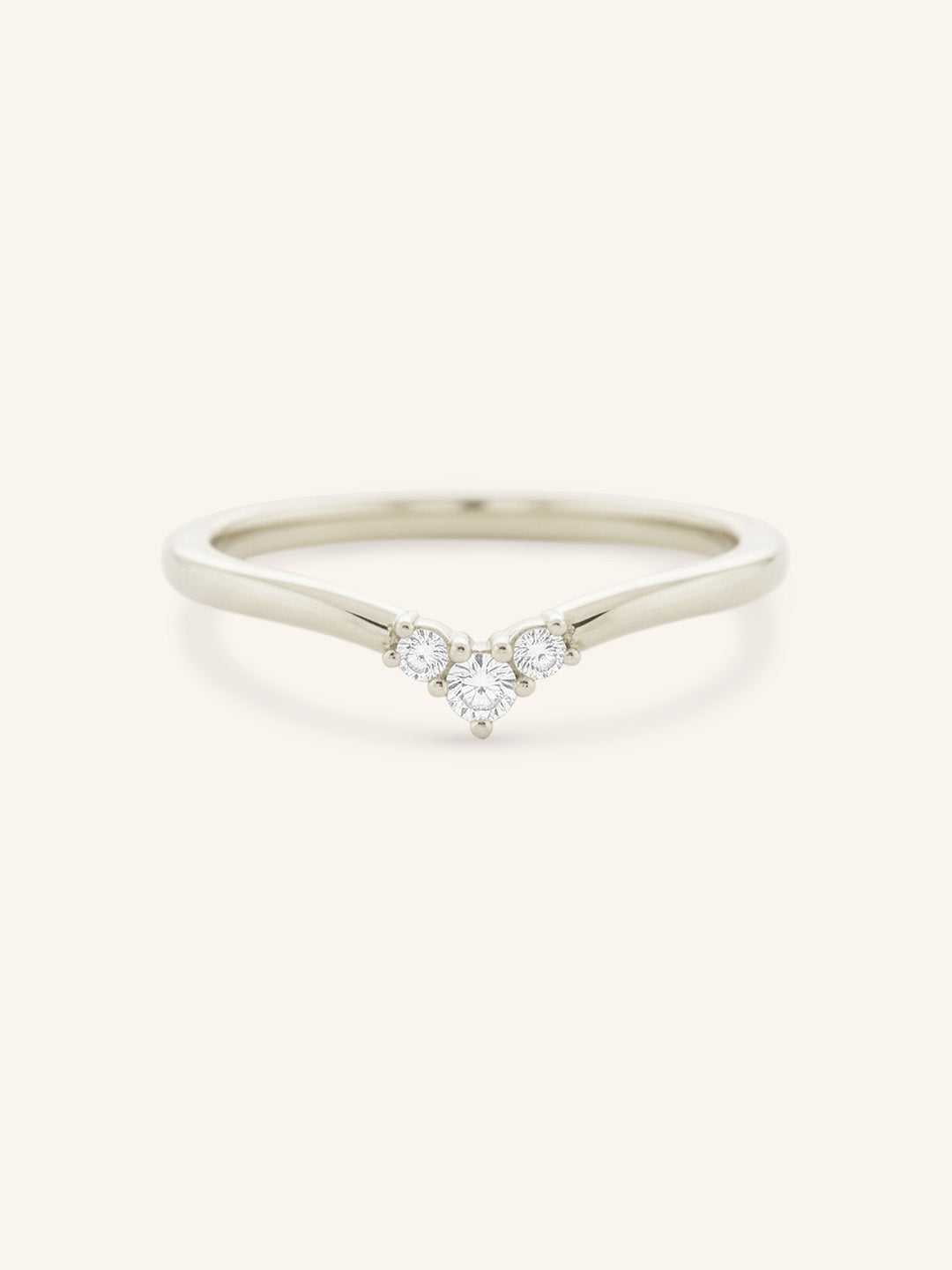 Linden Curved Diamond Band