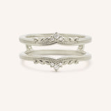 Junellia Curved Diamond Milgrain Ring Guard