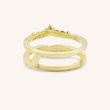 Junellia Curved Diamond Milgrain Ring Guard