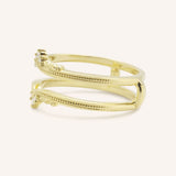 Junellia Curved Diamond Milgrain Ring Guard