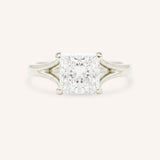 Sabora Princess Cut Square Diamond Split Shank Engagement Ring