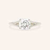 Sabora Round Diamond Split Shank Engagement Ring
