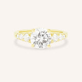 Quincy Round Diamond Engagement Ring