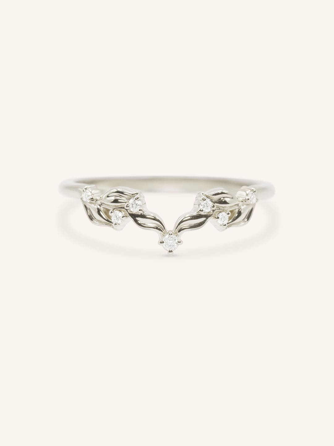 Wildwood Diamond Curved Ring