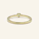 Diamond Heart Stackable Ring