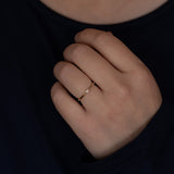 Diamond Heart Stackable Ring