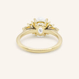 Janess Oval Cluster Engagement Ring