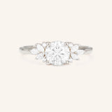 Janess Round Cluster Engagement Ring