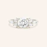 Janess Round Cluster Engagement Ring