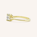 Janess Round Cluster Engagement Ring