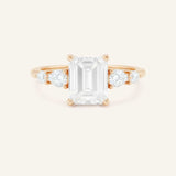 Bella Emerald Cut Diamond Engagement Ring