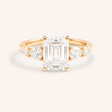 Bella Emerald Cut Diamond Engagement Ring
