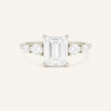Bella Emerald Cut Diamond Engagement Ring