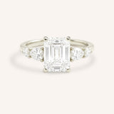 Bella Emerald Cut Diamond Engagement Ring