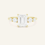 Bella Emerald Cut Diamond Engagement Ring