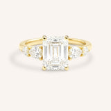 Bella Emerald Cut Diamond Engagement Ring