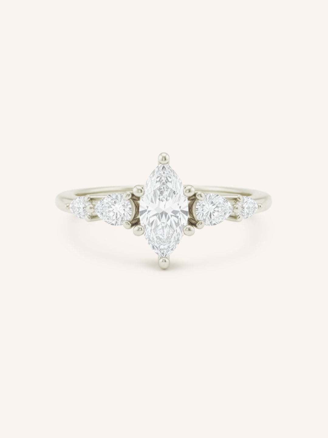 Bella Marquise Diamond Engagement Ring