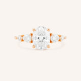 Bella Oval Diamond Engagement Ring