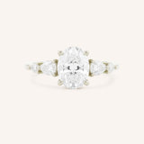 Bella Oval Diamond Engagement Ring