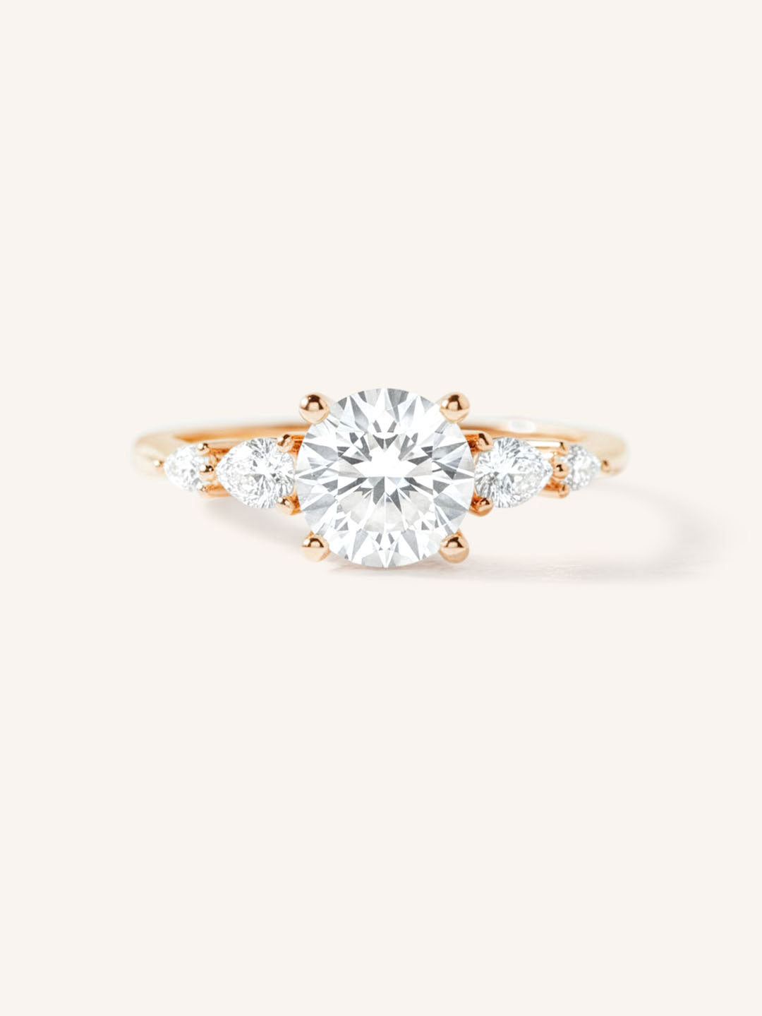 Bella Round Diamond Engagement Ring