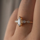 Bella Marquise Diamond Engagement Ring