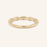 Elvire Baguette Round Diamond Ring