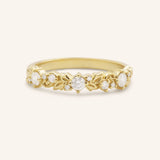 Kyrie Floral Inspired Diamond Anniversary Band