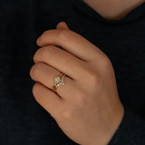 Kessel Curved Diamond Wedding Band