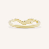 Aspera Mixed Shape Diamond Curved Ring