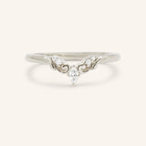 Laila Contour Diamond Wedding Band