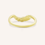 Janere Curved Diamond Wedding Band