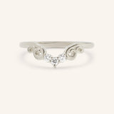 Aggie Contour Diamond Wedding Band