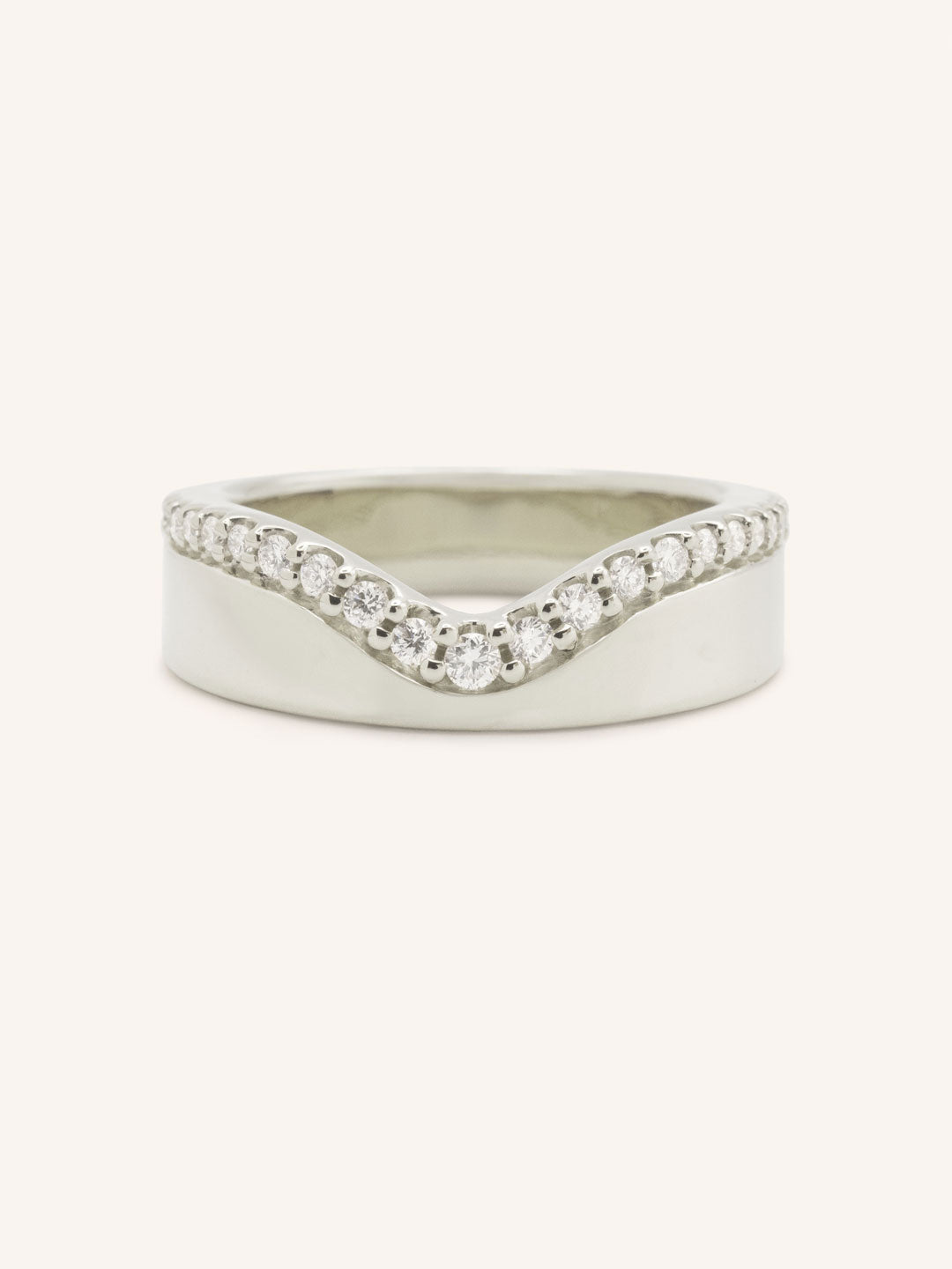 Margue Curved Diamond Ring