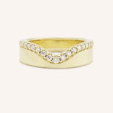 Margue Curved Diamond Ring