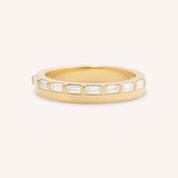 Eleanor Off-Set Diamond Anniversary Band