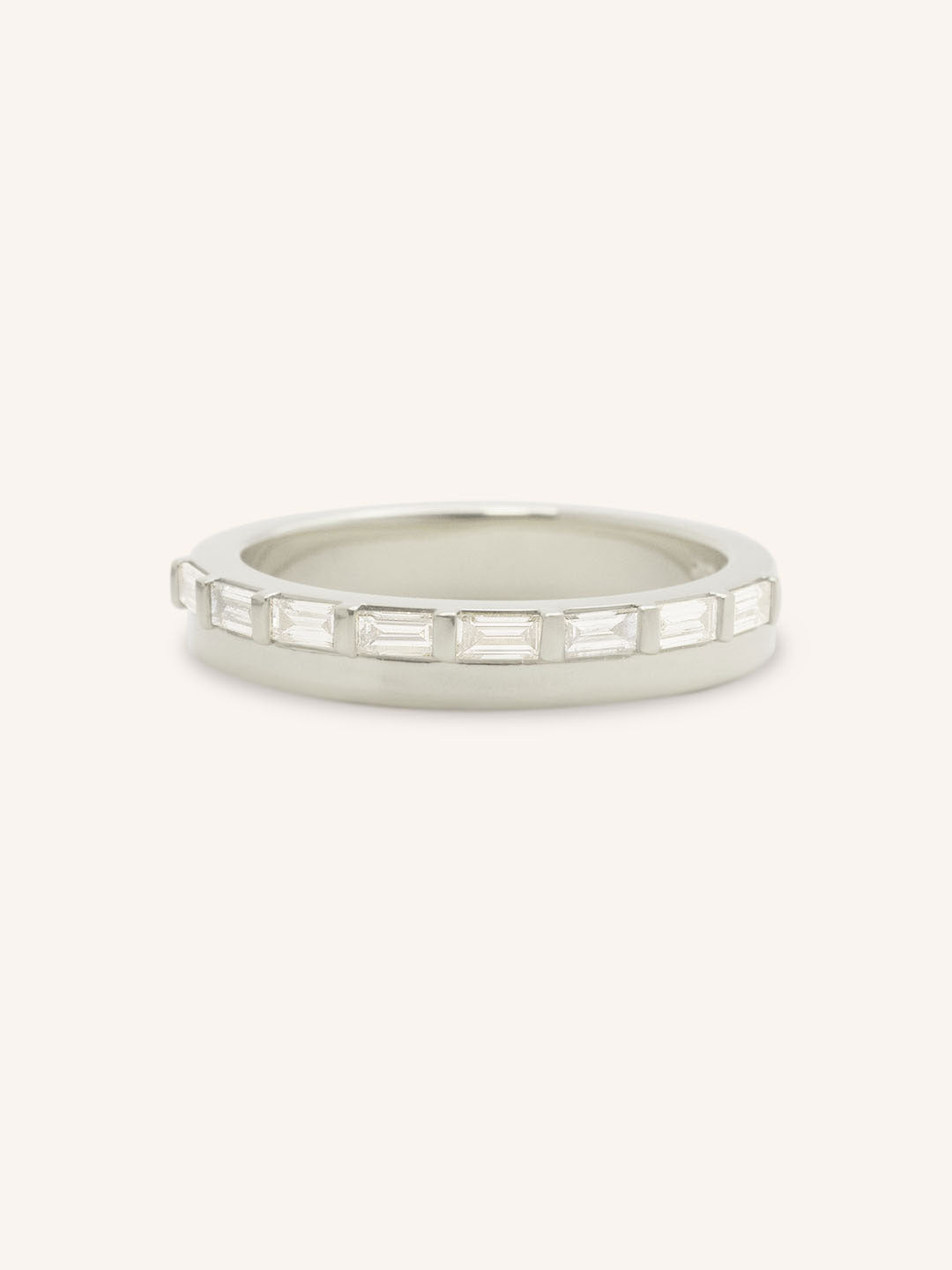 Eleanor Off-Set Diamond Anniversary Band