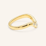 Chelsea Curved Diamond Band
