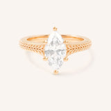 Whera Marquise Diamond Solitaire Engagement Ring