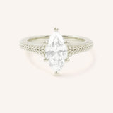 Whera Marquise Diamond Solitaire Engagement Ring