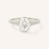 Whera Oval Cut Diamond Solitaire Engagement Ring