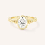 Whera Oval Cut Diamond Solitaire Engagement Ring